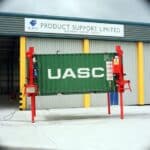 Sea container lifting equipment