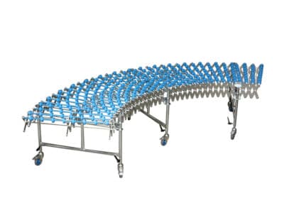 Extandable roller conveyors