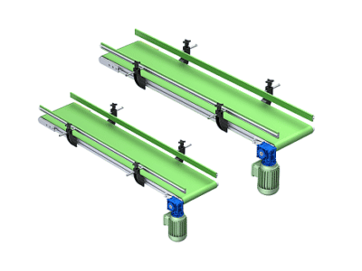 Stationary belt conveyors