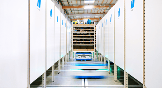 The automated guided vehicles (AGV)